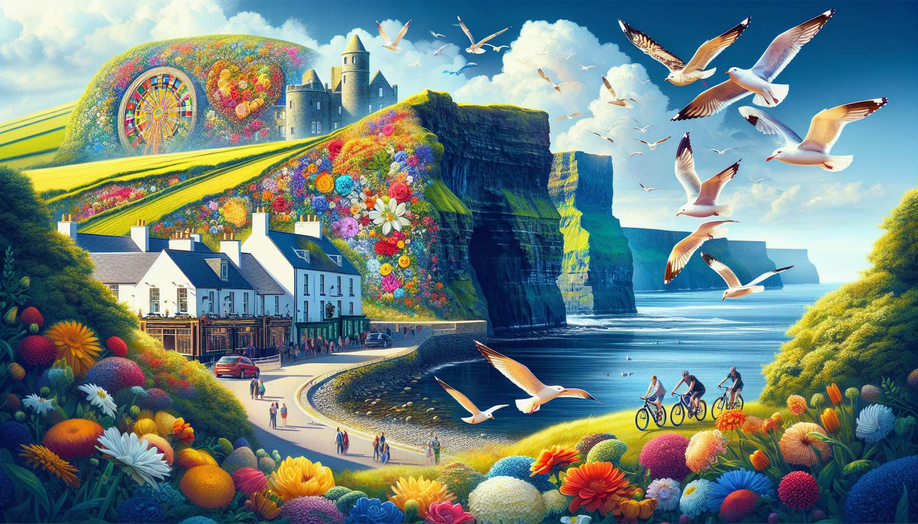 Irlanda en verano: acantilados, castillos, ciclistas y festival.