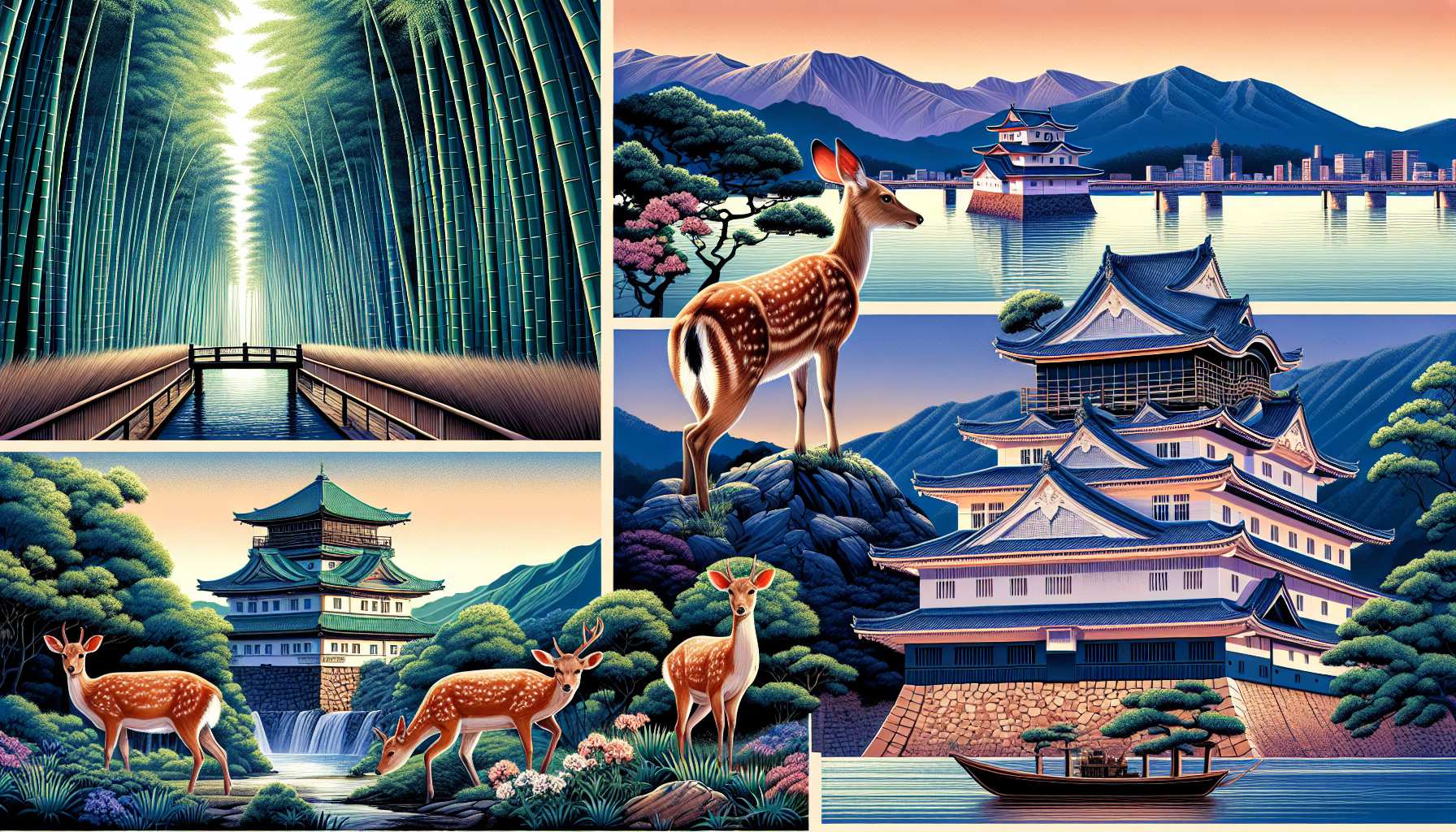 Day trips from Osaka with Kyoto, Nara, temples, and castles